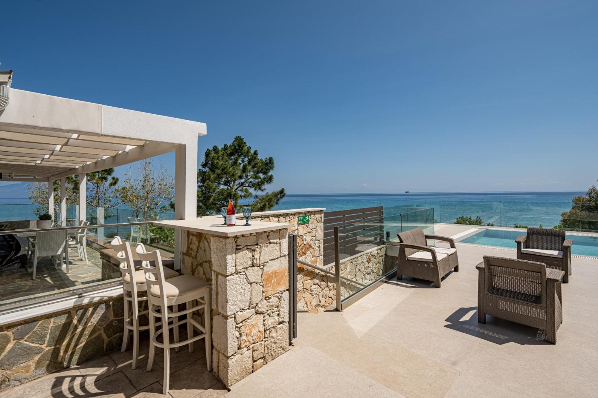 Addimare Sea View Villa, And Events Venue Alykes  Dış mekan fotoğraf