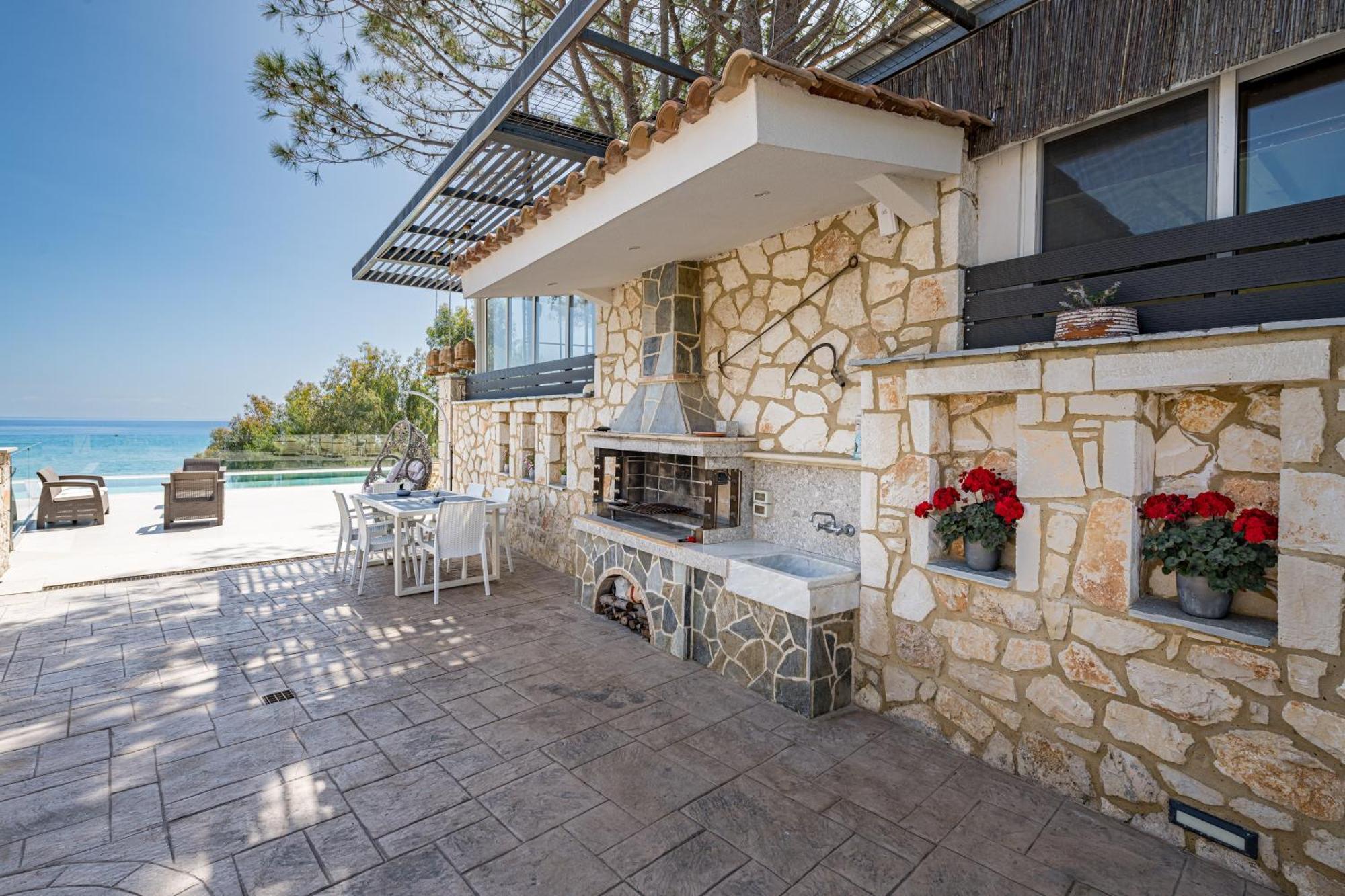 Addimare Sea View Villa, And Events Venue Alykes  Dış mekan fotoğraf
